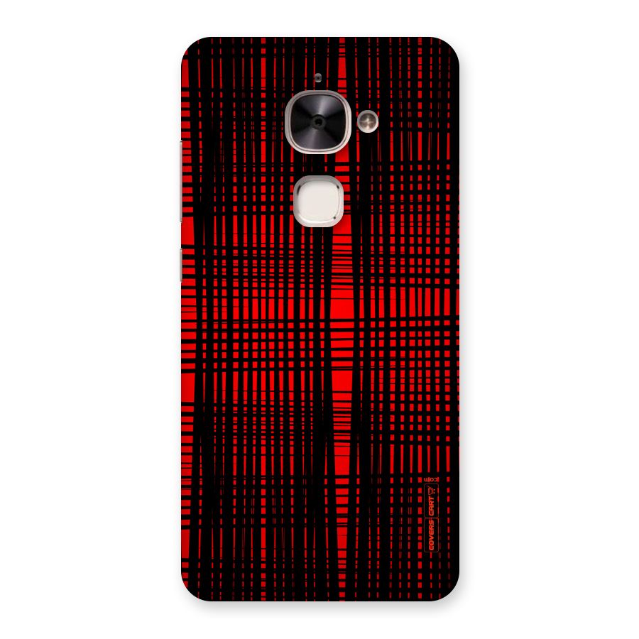 Red Net Design Back Case for Le 2