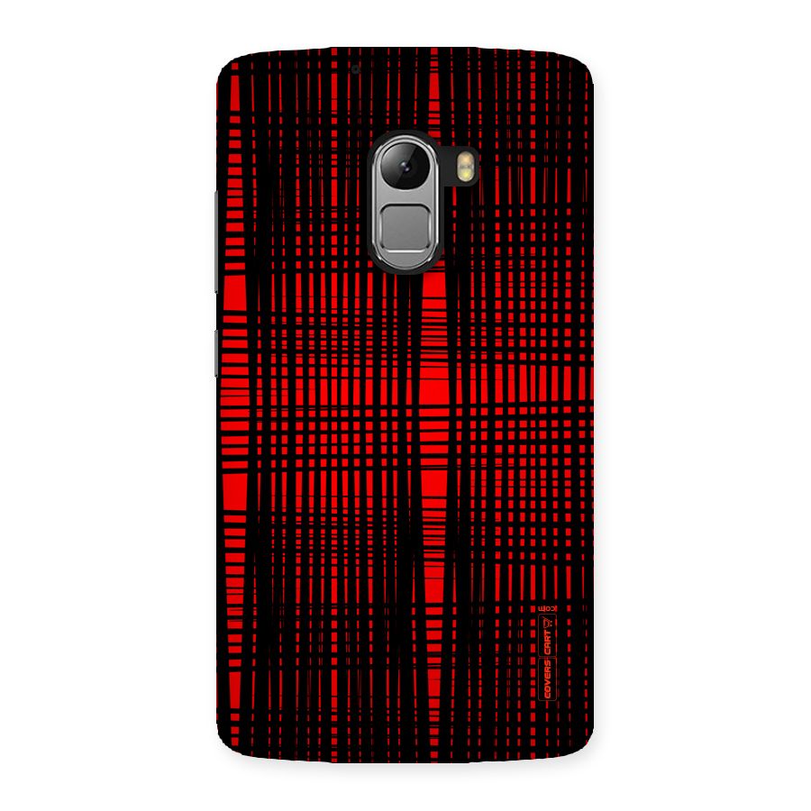 Red Net Design Back Case for Lenovo K4 Note