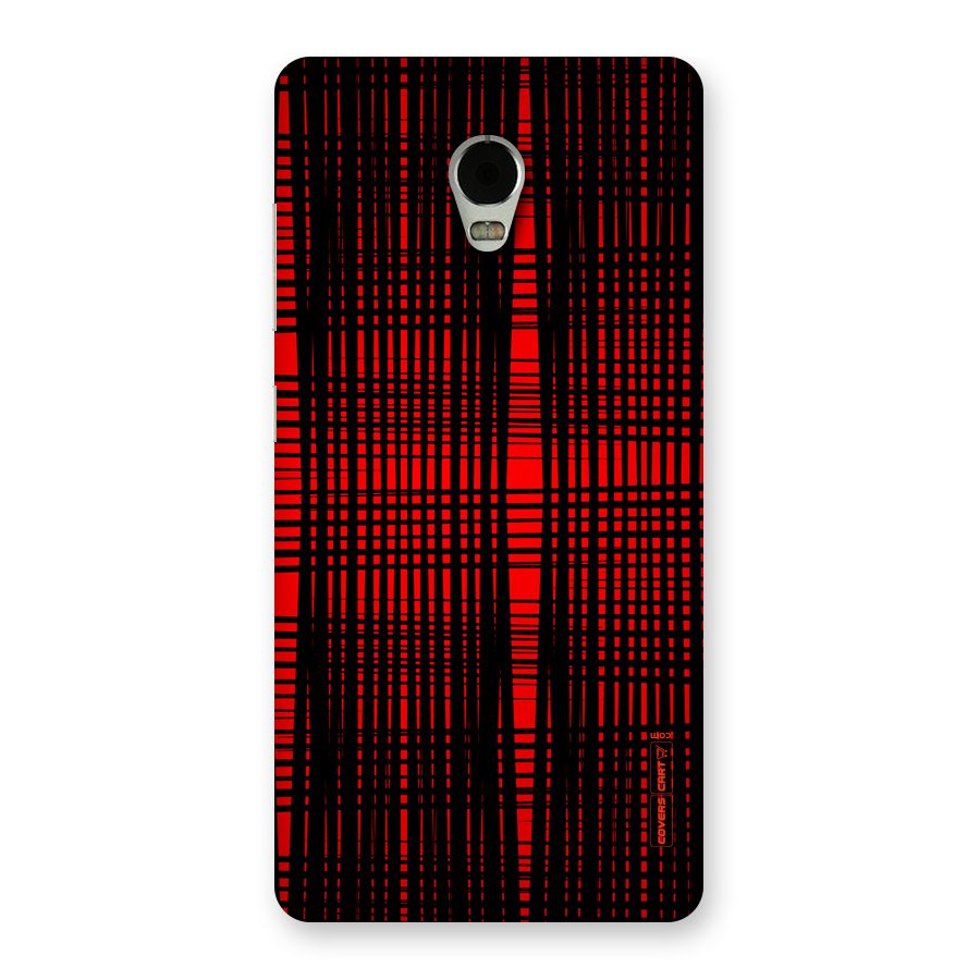 Red Net Design Back Case for Lenovo Vibe P1