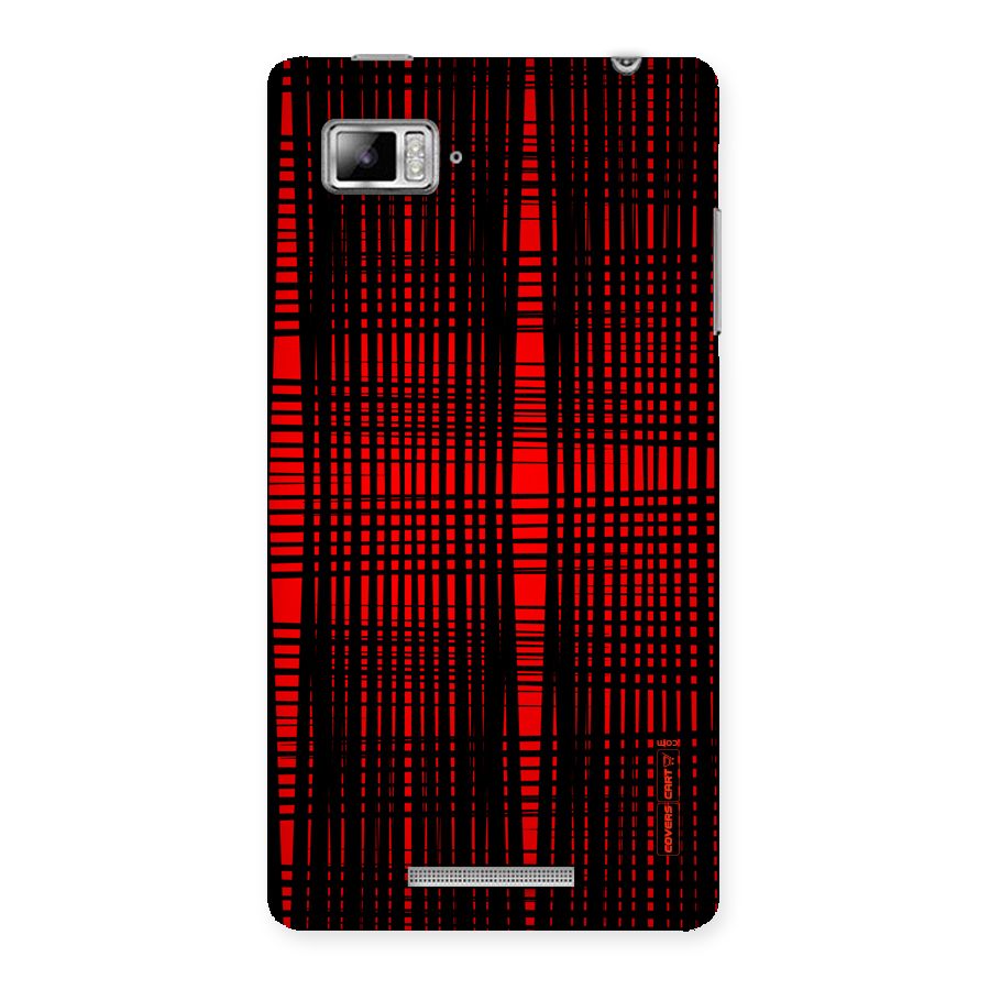 Red Net Design Back Case for Lenovo Vibe Z K910