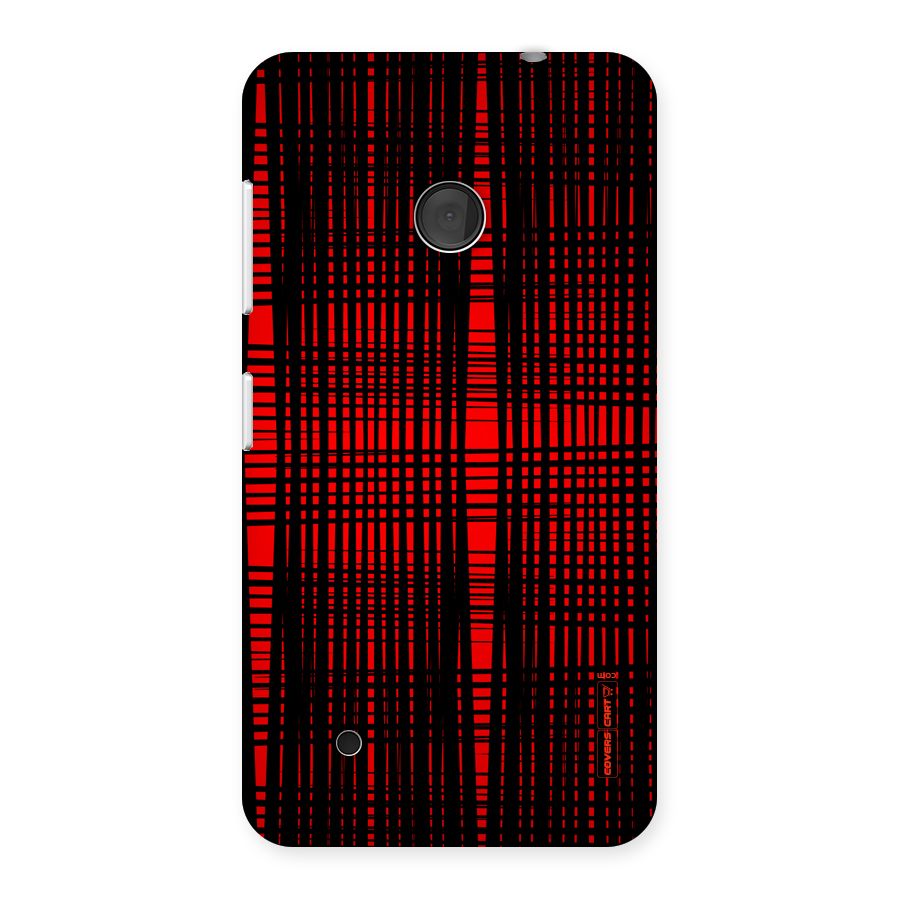 Red Net Design Back Case for Lumia 530