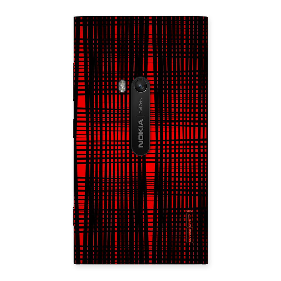 Red Net Design Back Case for Lumia 920