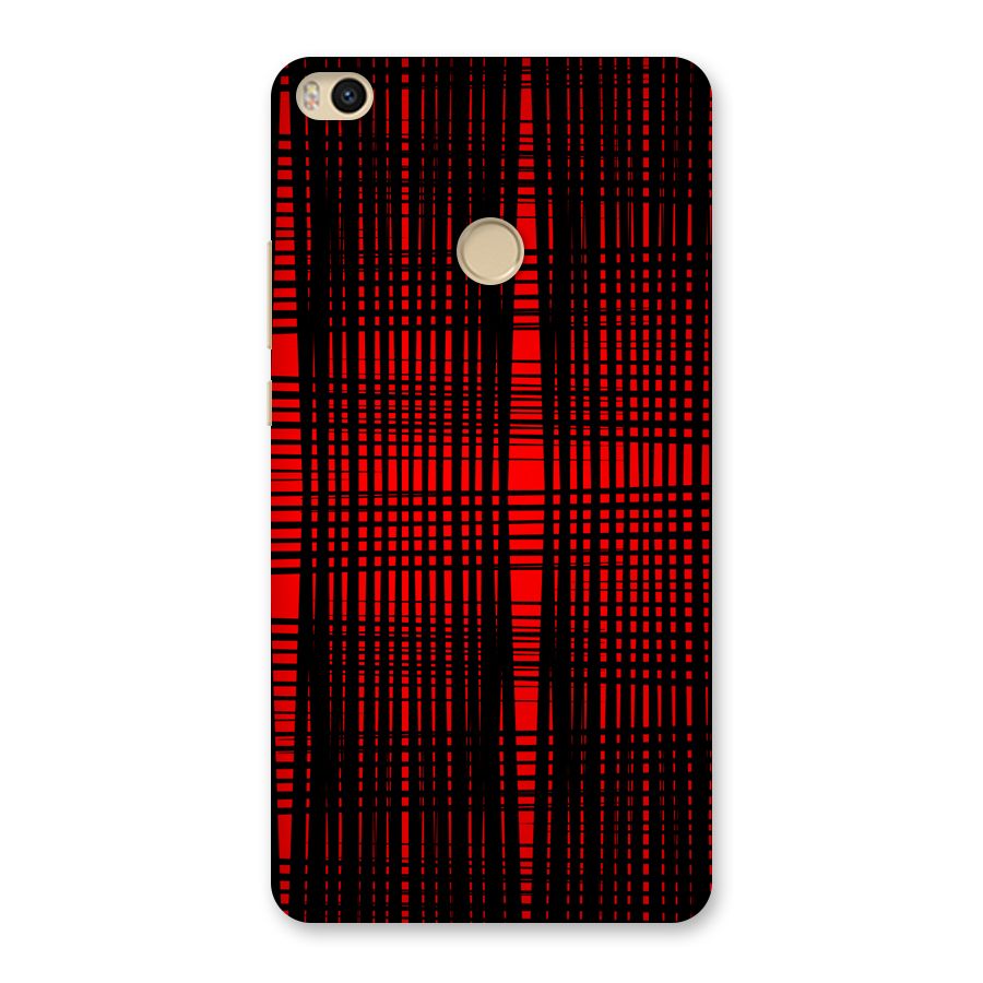 Red Net Design Back Case for Mi Max 2
