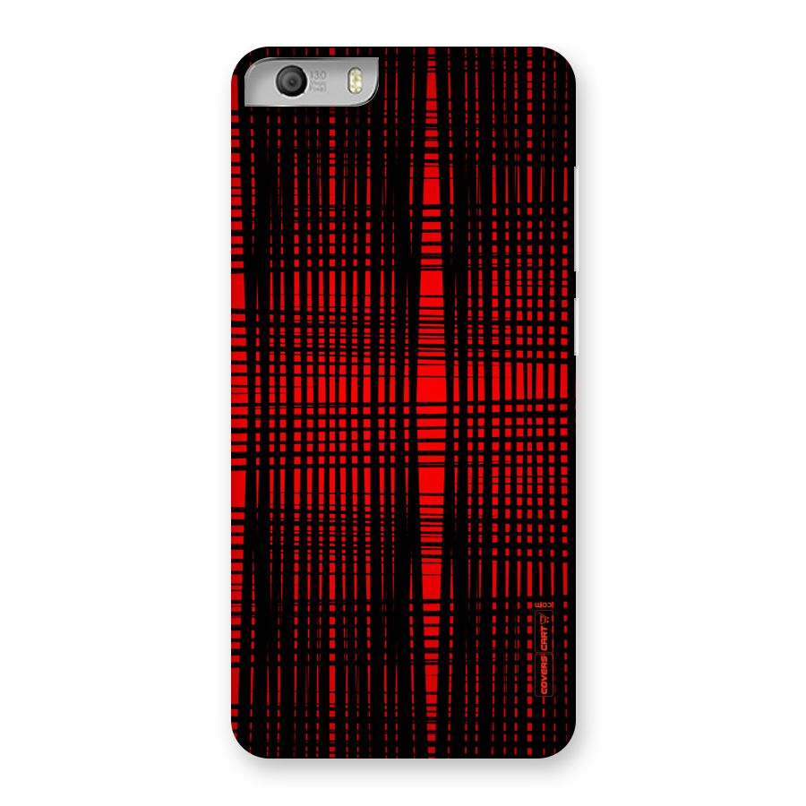 Red Net Design Back Case for Micromax Canvas Knight 2