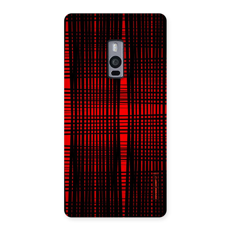 Red Net Design Back Case for OnePlus Two