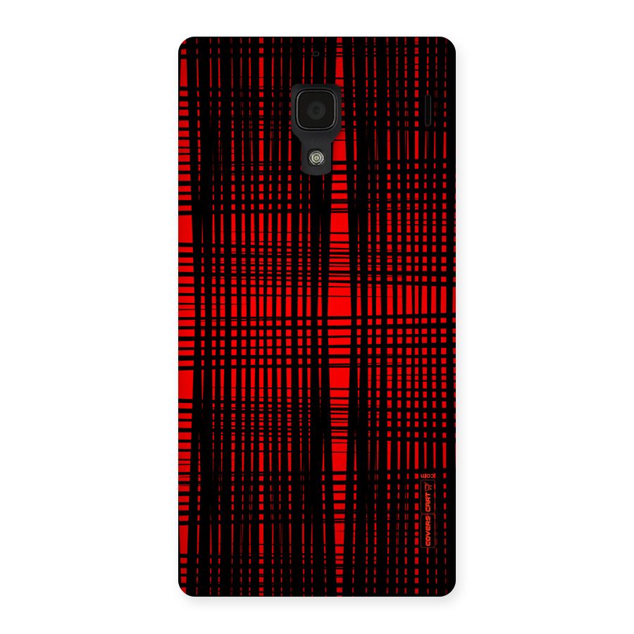 Red Net Design Back Case for Redmi 1S