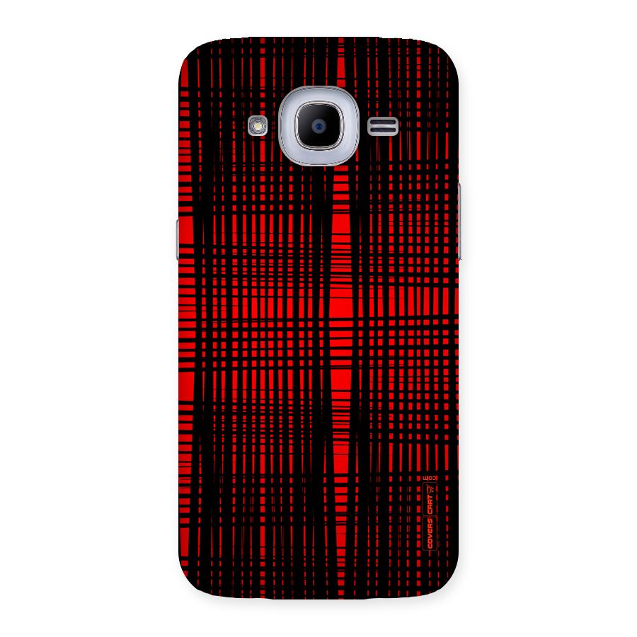 Red Net Design Back Case for Samsung Galaxy J2 2016