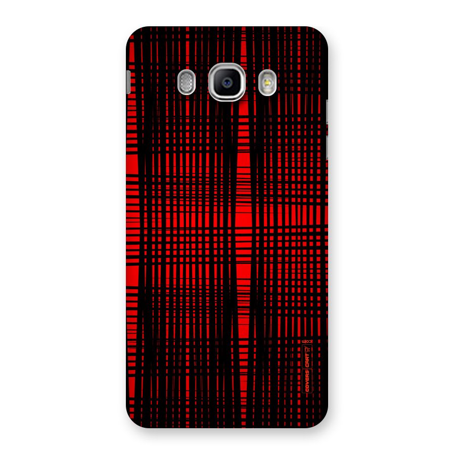 Red Net Design Back Case for Samsung Galaxy J5 2016