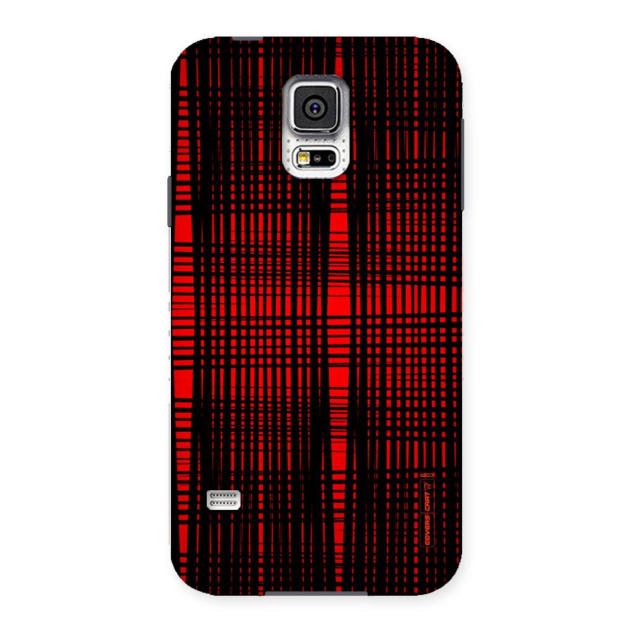 Red Net Design Back Case for Samsung Galaxy S5