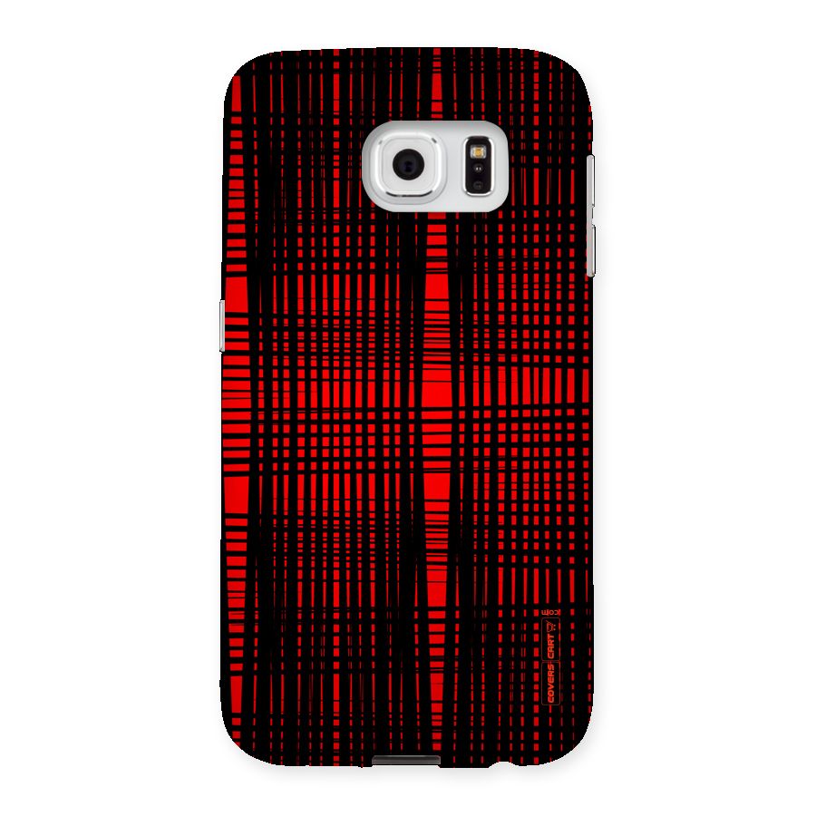 Red Net Design Back Case for Samsung Galaxy S6