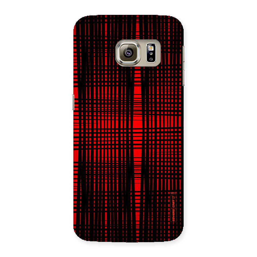 Red Net Design Back Case for Samsung Galaxy S6 Edge