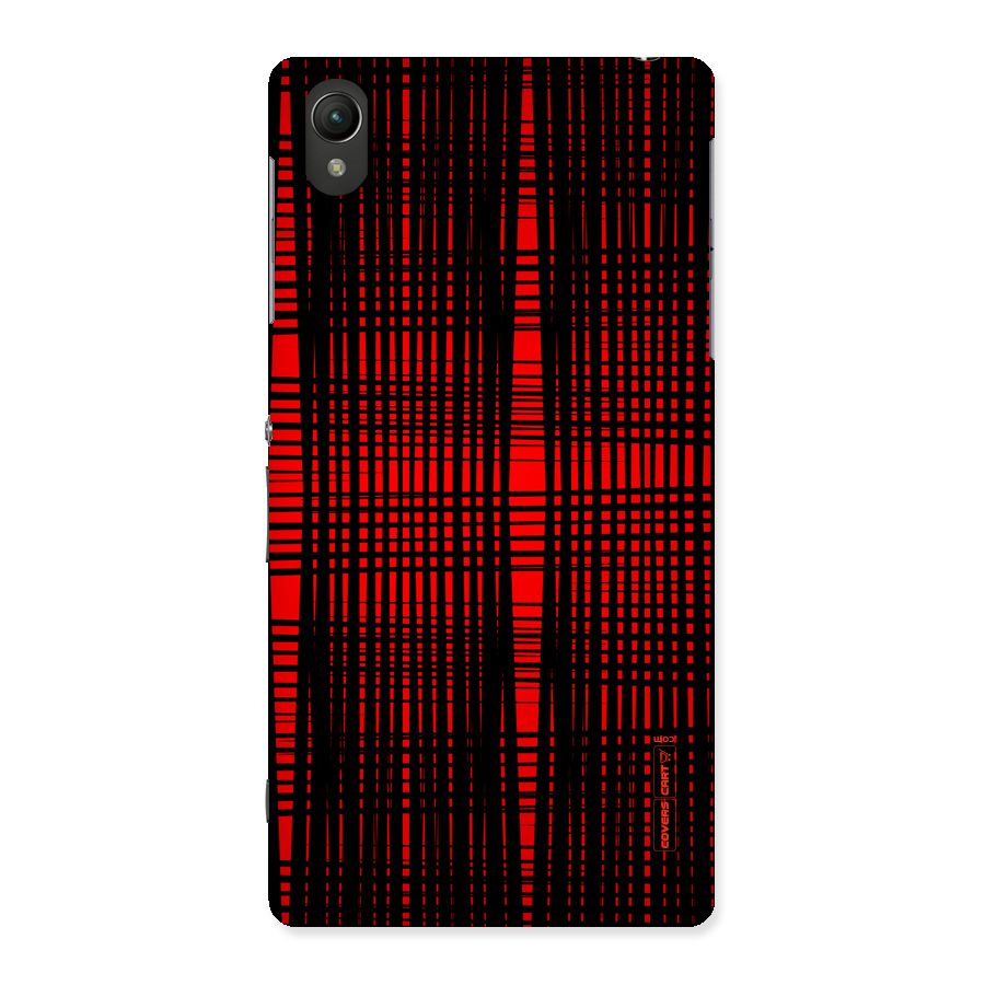 Red Net Design Back Case for Sony Xperia Z2