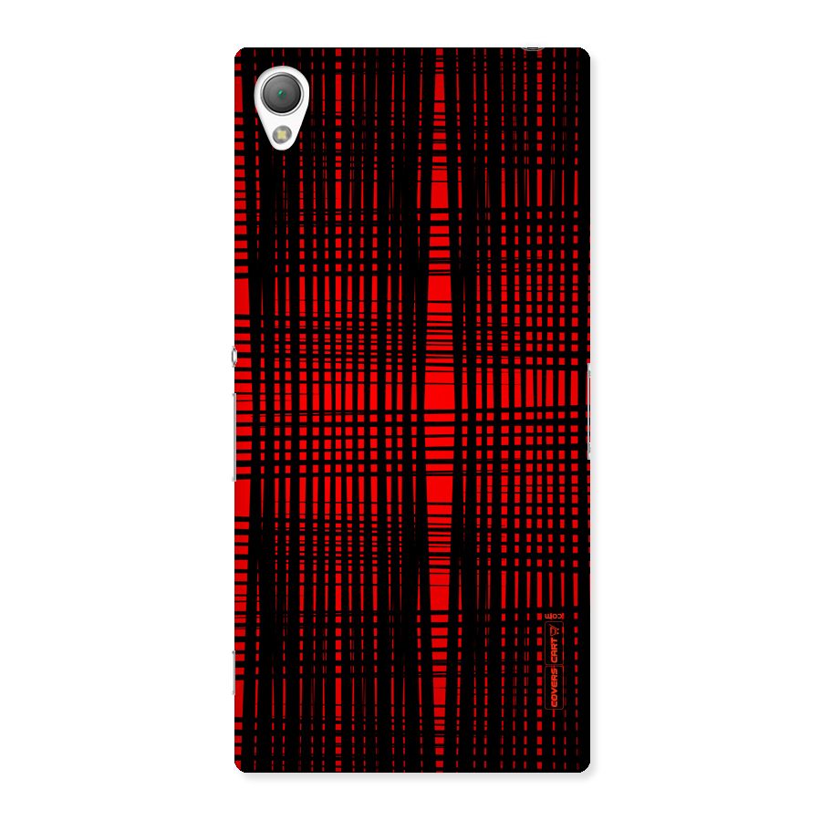 Red Net Design Back Case for Sony Xperia Z3