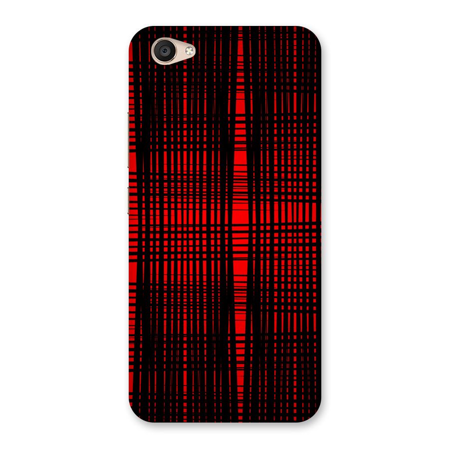 Red Net Design Back Case for Vivo V5 Plus