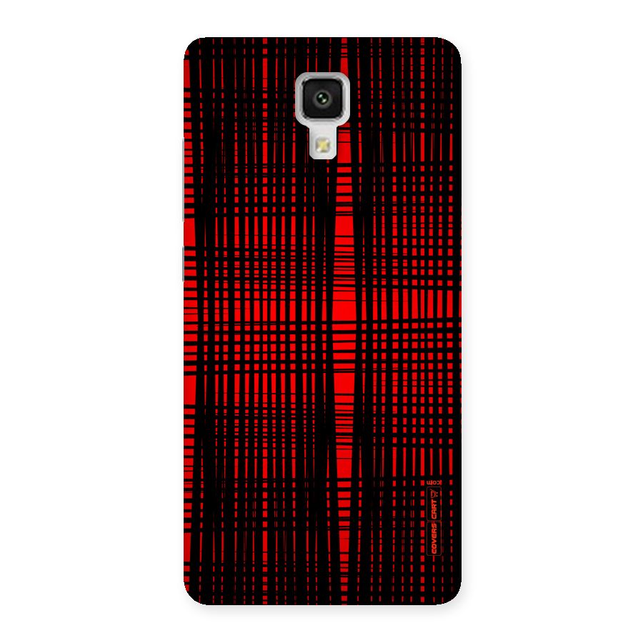 Red Net Design Back Case for Xiaomi Mi 4
