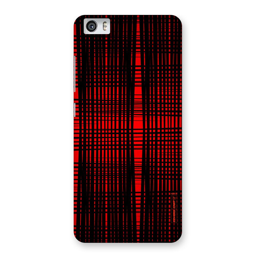 Red Net Design Back Case for Xiaomi Redmi Mi5