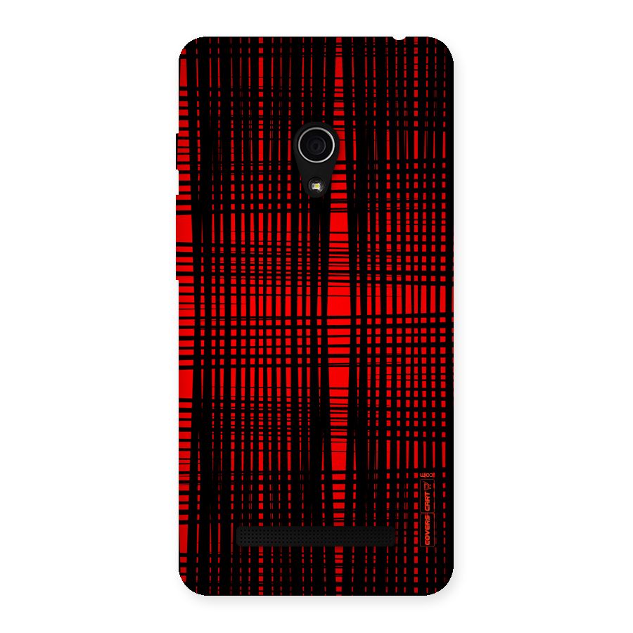 Red Net Design Back Case for Zenfone 5