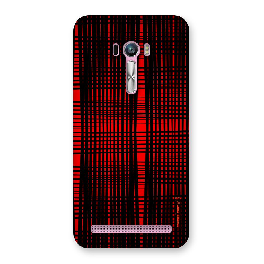 Red Net Design Back Case for Zenfone Selfie