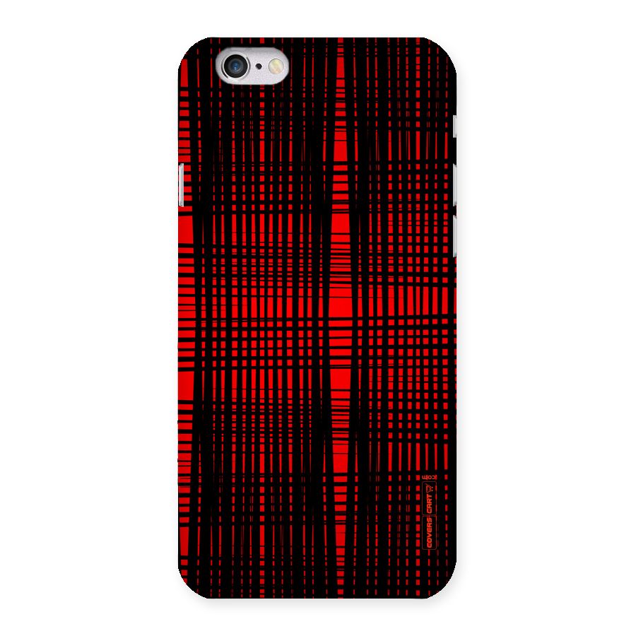 Red Net Design Back Case for iPhone 6 6S