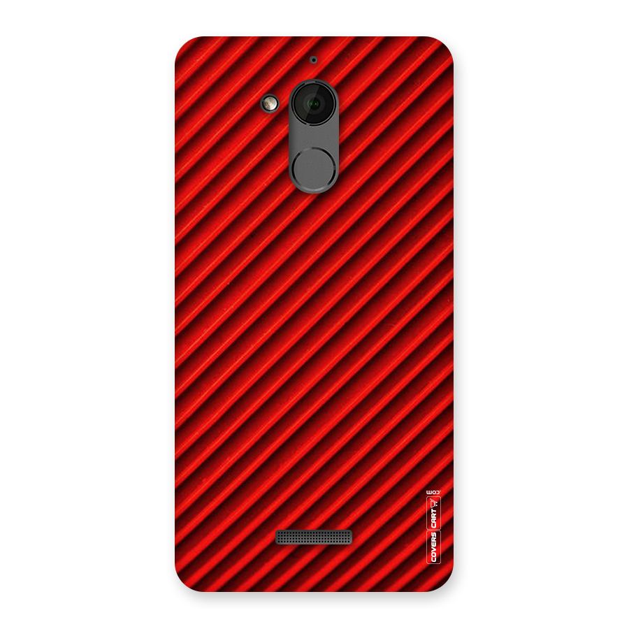 Red Rugged Stripes Back Case for Coolpad Note 5