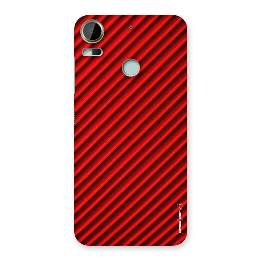 Red Rugged Stripes Back Case for Desire 10 Pro