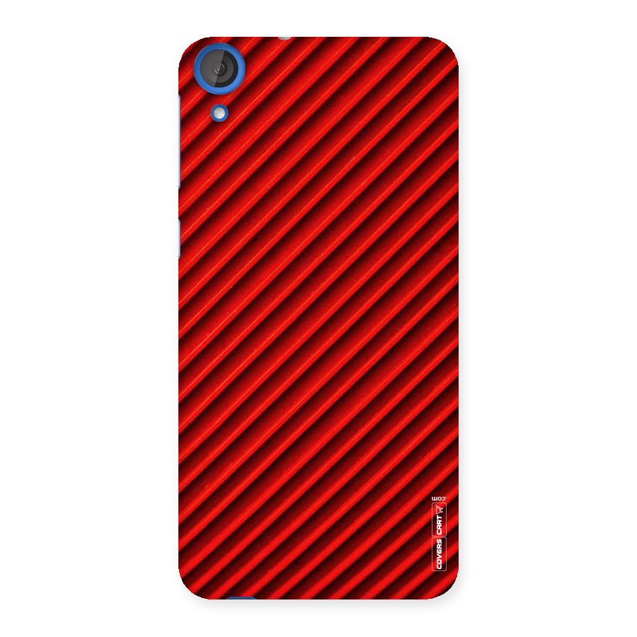 Red Rugged Stripes Back Case for HTC Desire 820