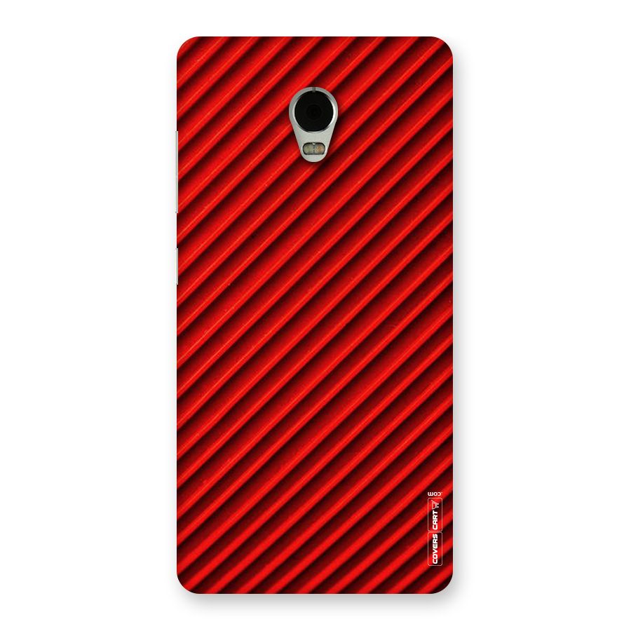 Red Rugged Stripes Back Case for Lenovo Vibe P1