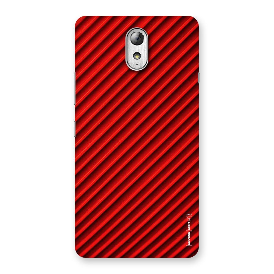 Red Rugged Stripes Back Case for Lenovo Vibe P1M