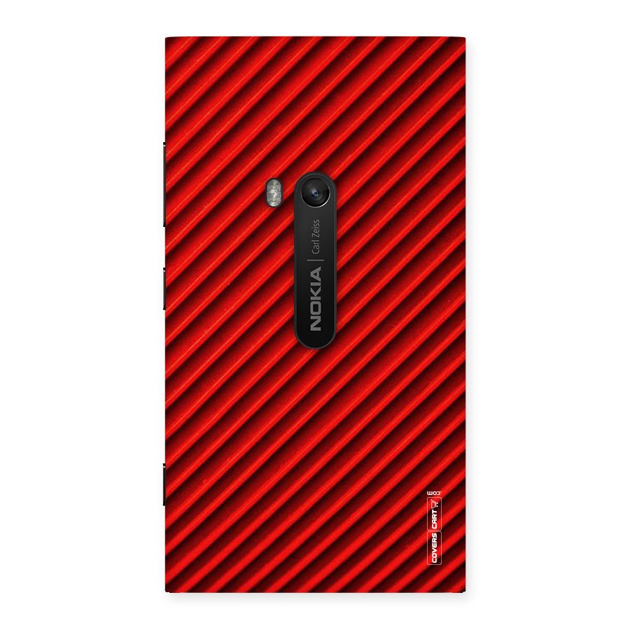 Red Rugged Stripes Back Case for Lumia 920