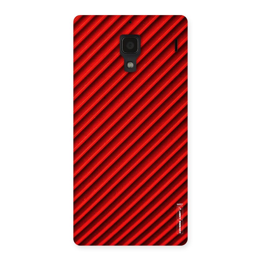 Red Rugged Stripes Back Case for Redmi 1S