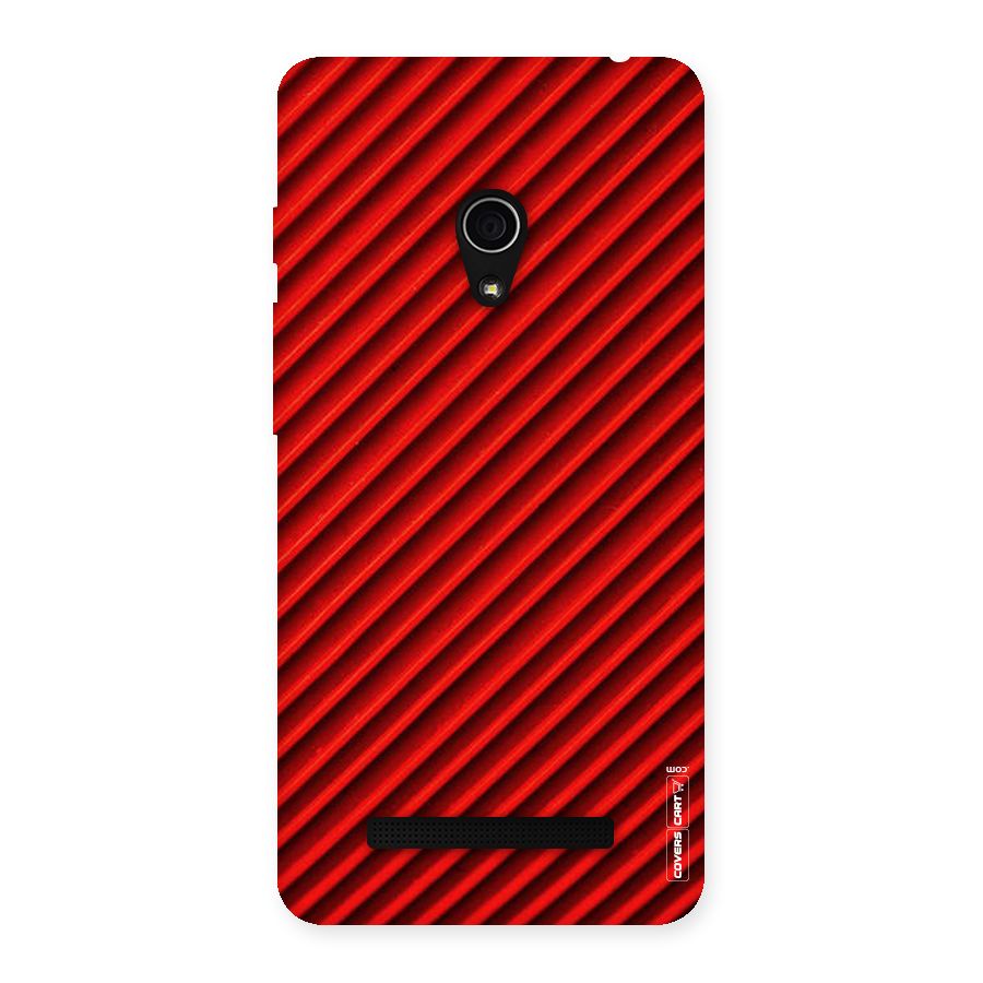 Red Rugged Stripes Back Case for Zenfone 5