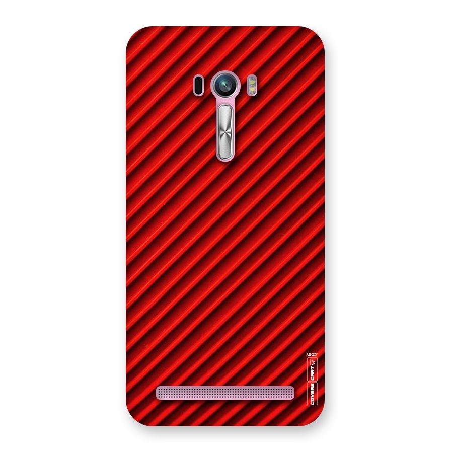 Red Rugged Stripes Back Case for Zenfone Selfie