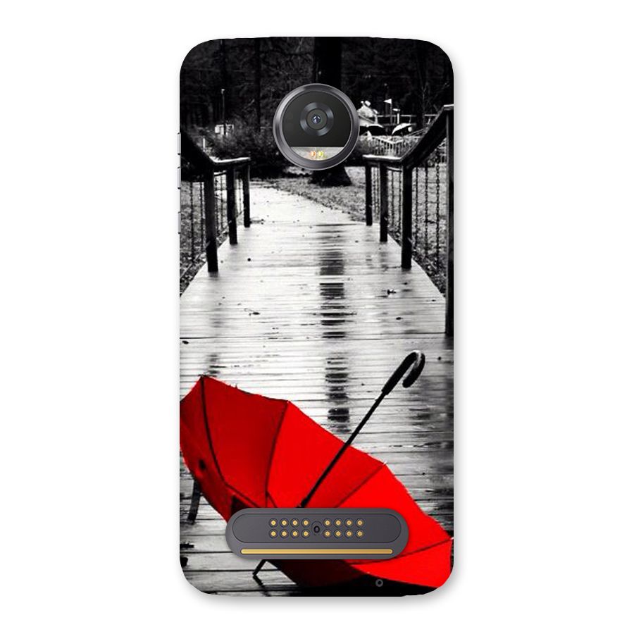 Red Umbrella Back Case for Moto Z2 Play