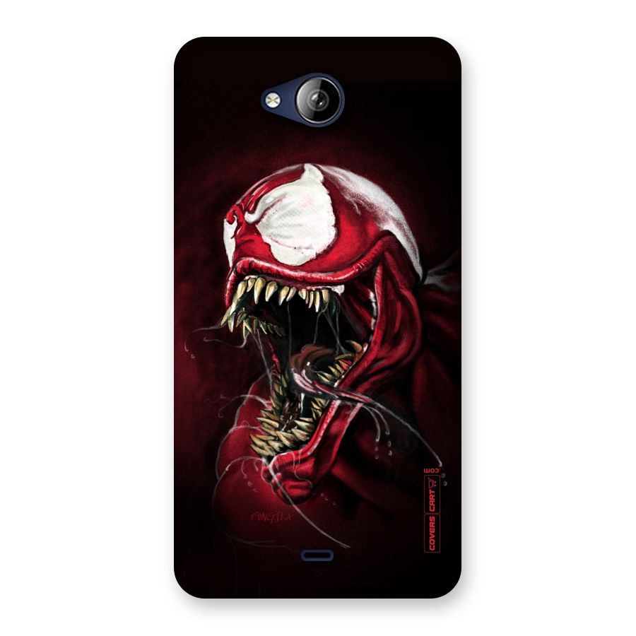 Red Venom Artwork Back Case for Canvas Play Q355