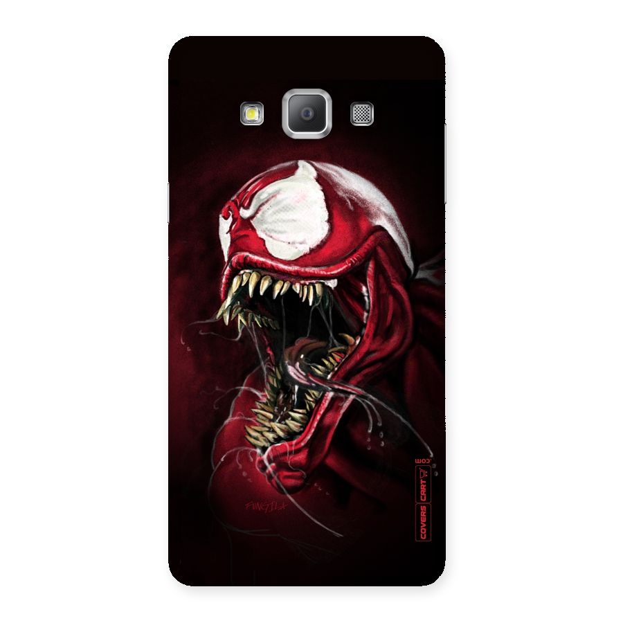 Red Venom Artwork Back Case for Galaxy A7