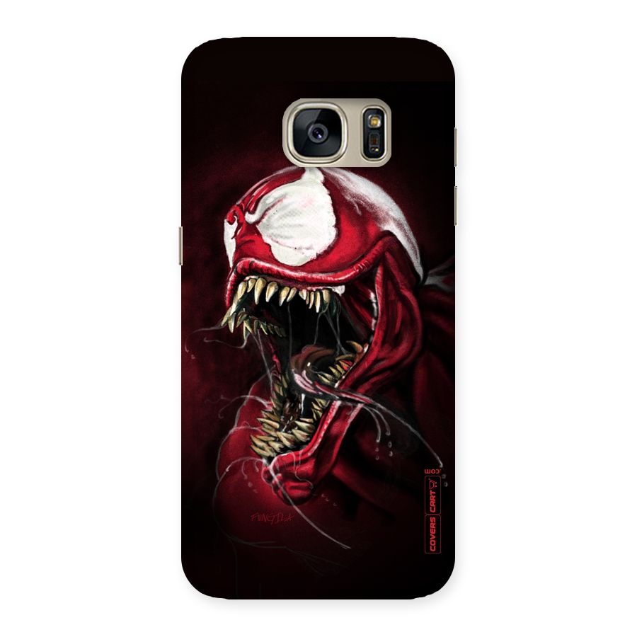 Red Venom Artwork Back Case for Galaxy S7