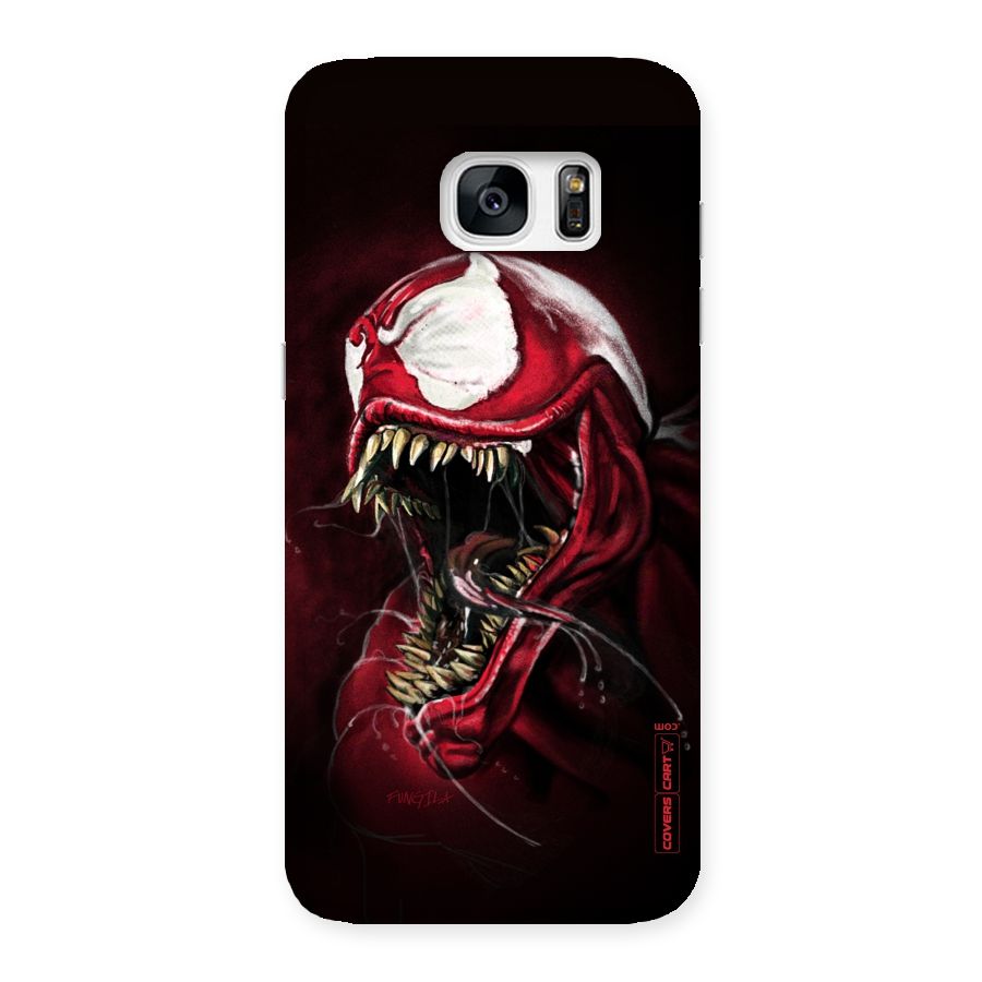 Red Venom Artwork Back Case for Galaxy S7 Edge