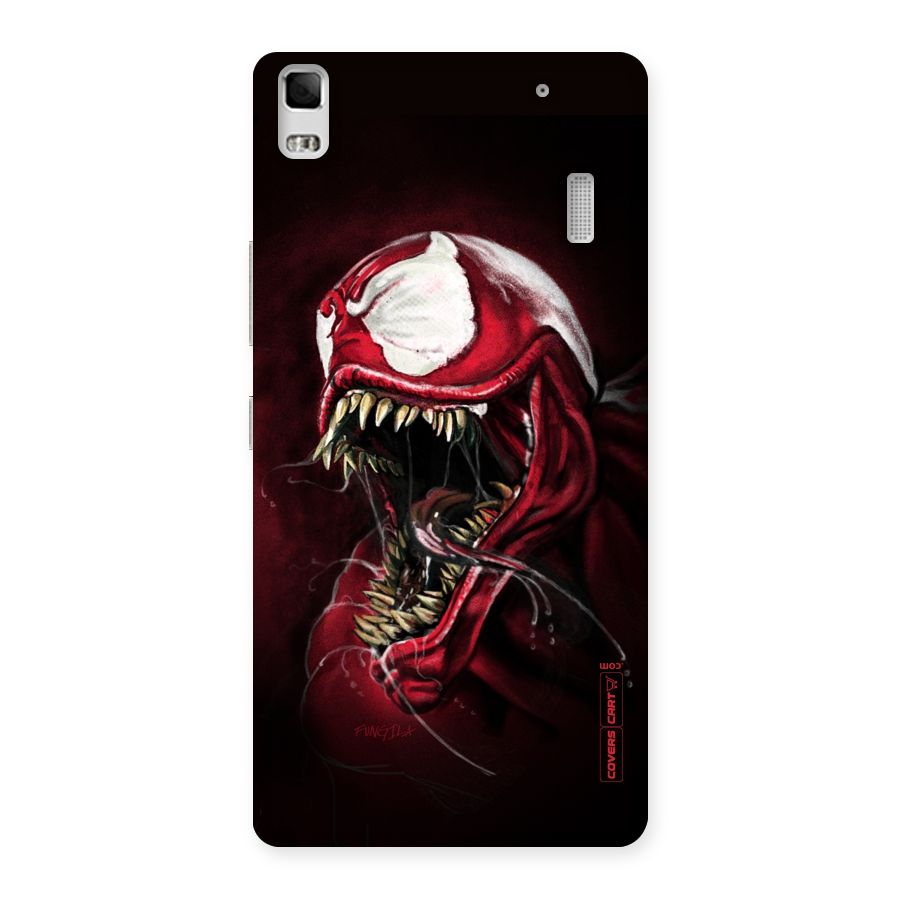 Red Venom Artwork Back Case for Lenovo K3 Note