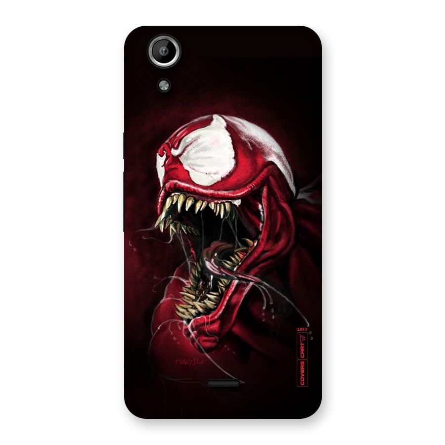 Red Venom Artwork Back Case for Micromax Canvas Selfie Lens Q345