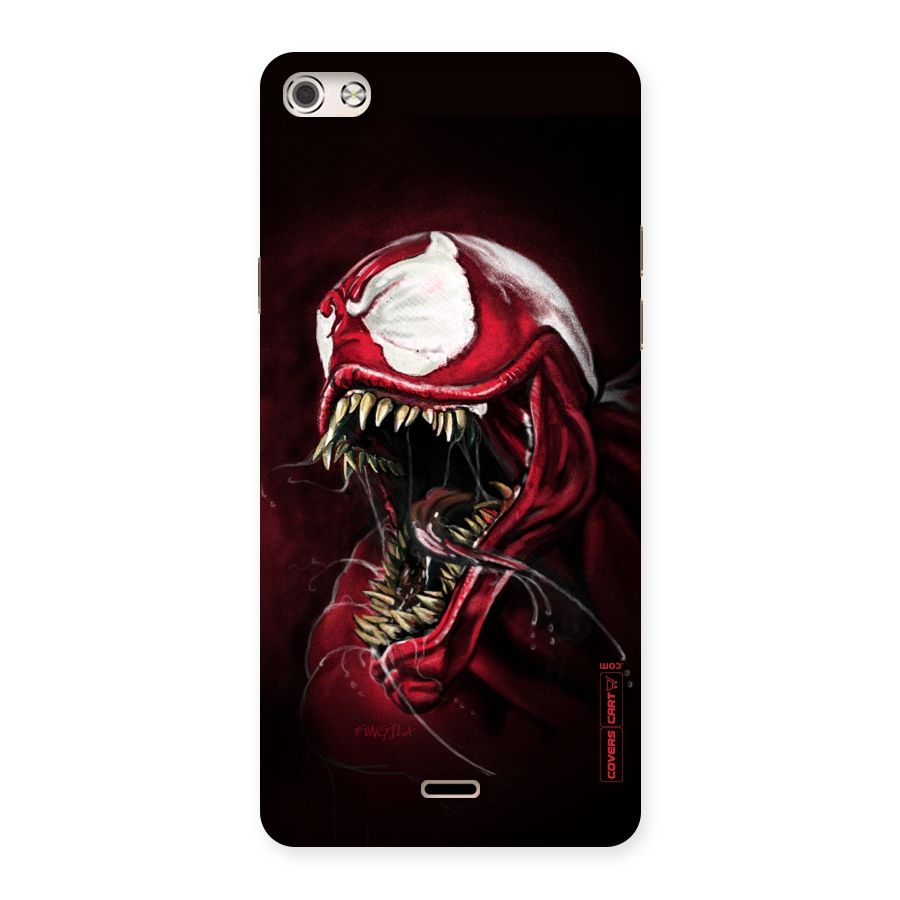 Red Venom Artwork Back Case for Micromax Canvas Silver 5
