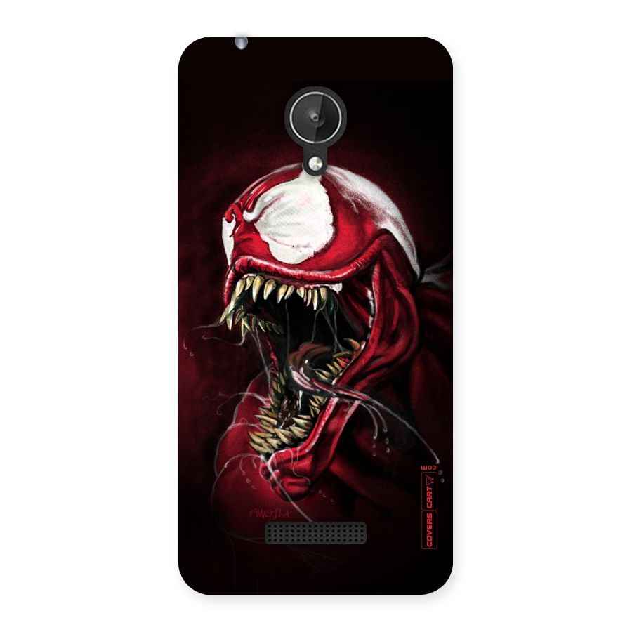 Red Venom Artwork Back Case for Micromax Canvas Spark Q380