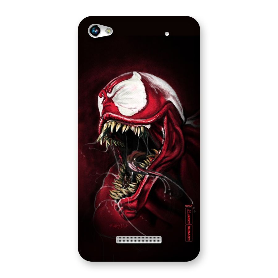 Red Venom Artwork Back Case for Micromax Hue 2