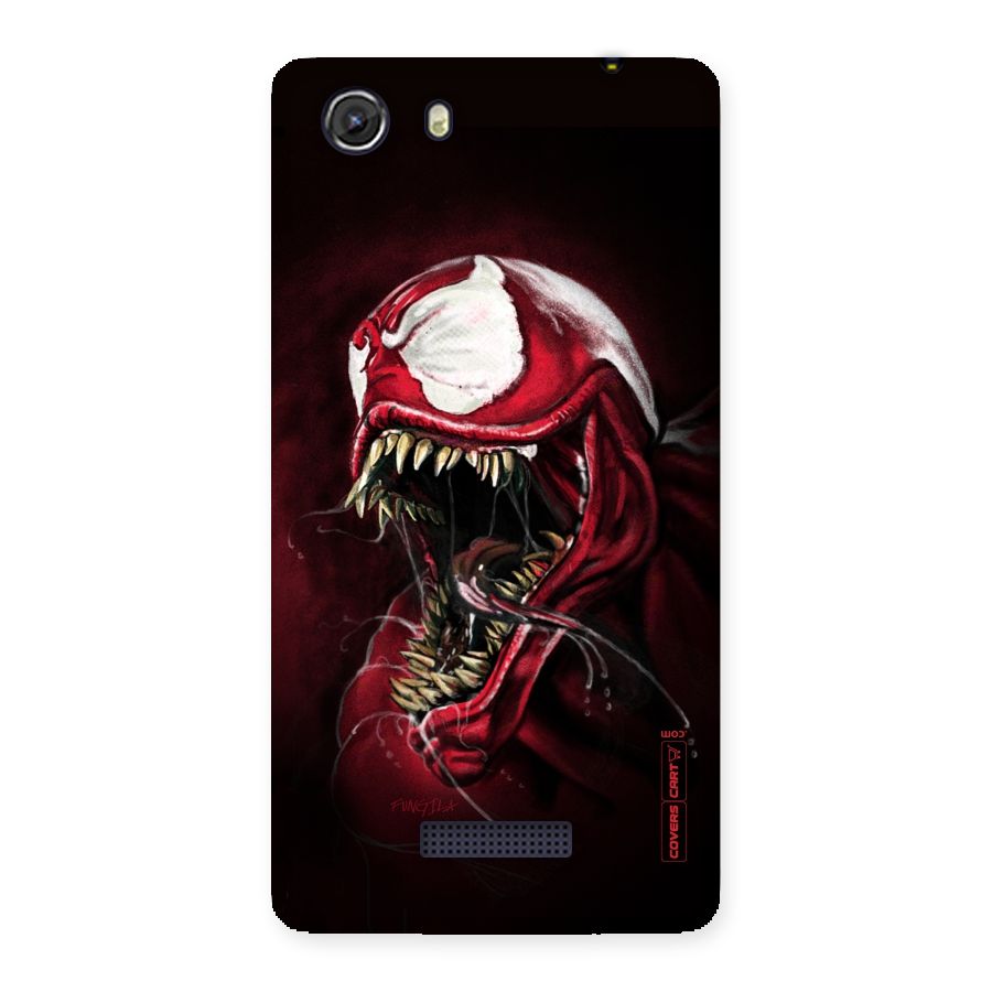 Red Venom Artwork Back Case for Micromax Unite 3