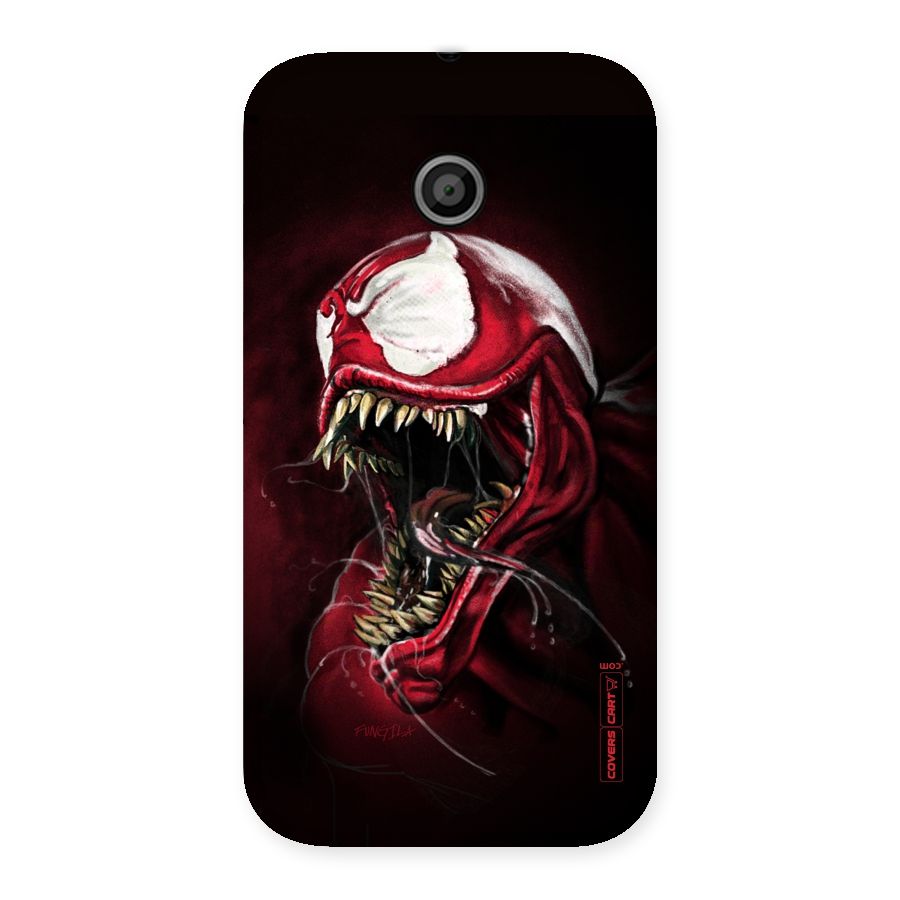 Red Venom Artwork Back Case for Moto E