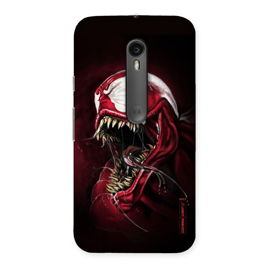 Red Venom Artwork Back Case for Moto G3
