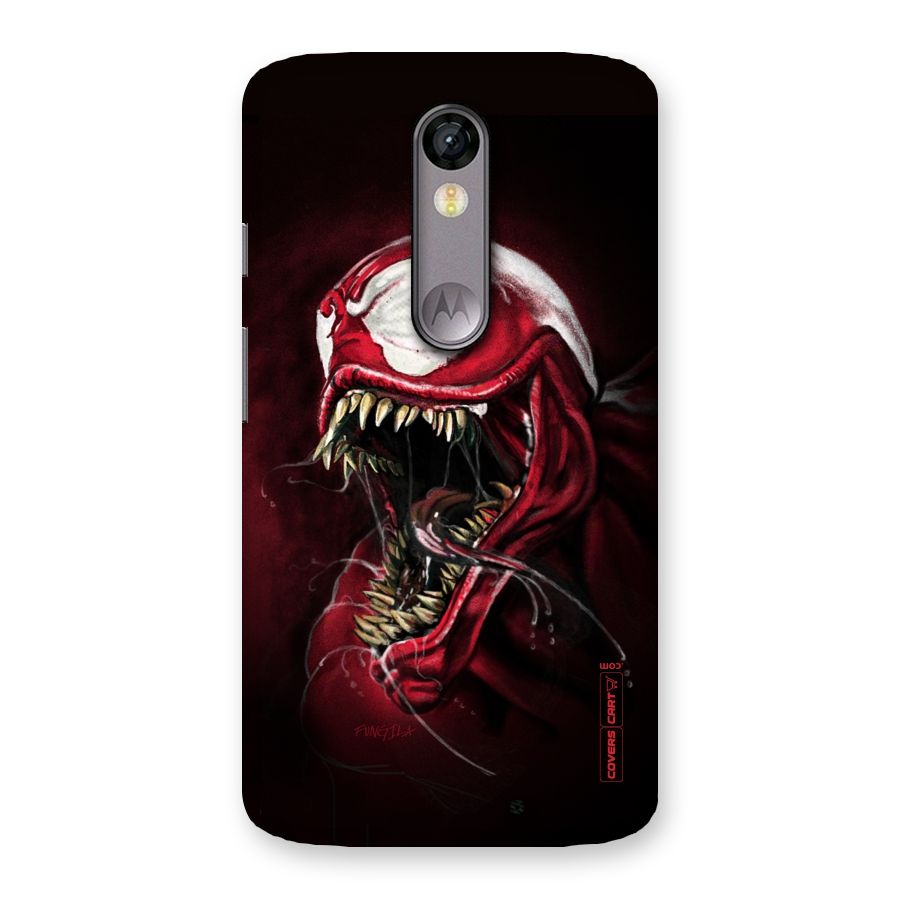 Red Venom Artwork Back Case for Moto X Force