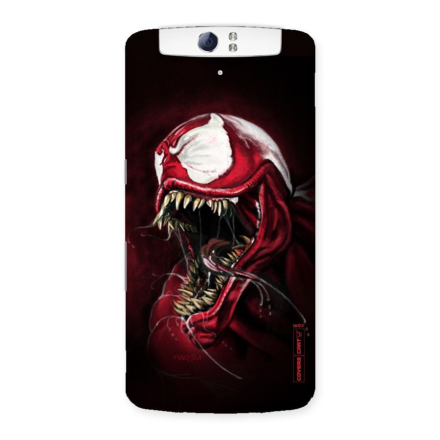 Red Venom Artwork Back Case for Oppo N1