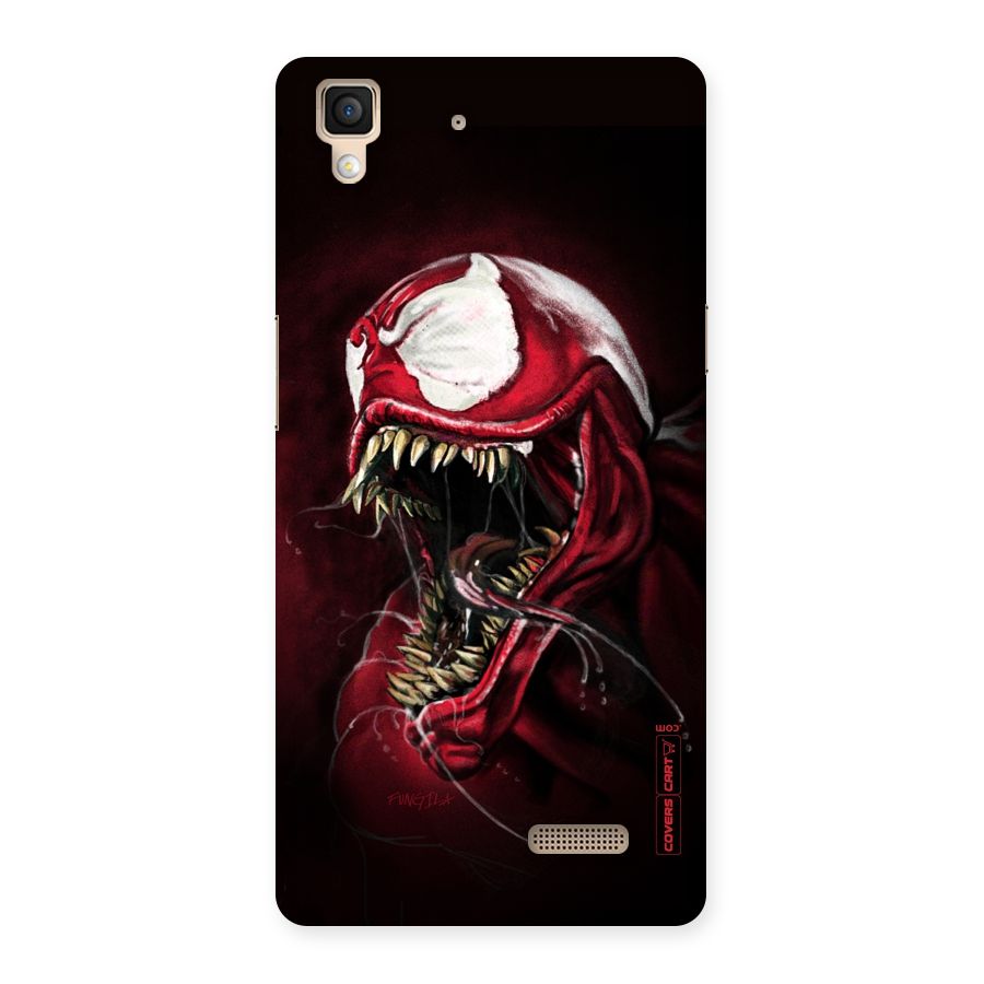 Red Venom Artwork Back Case for Oppo R7
