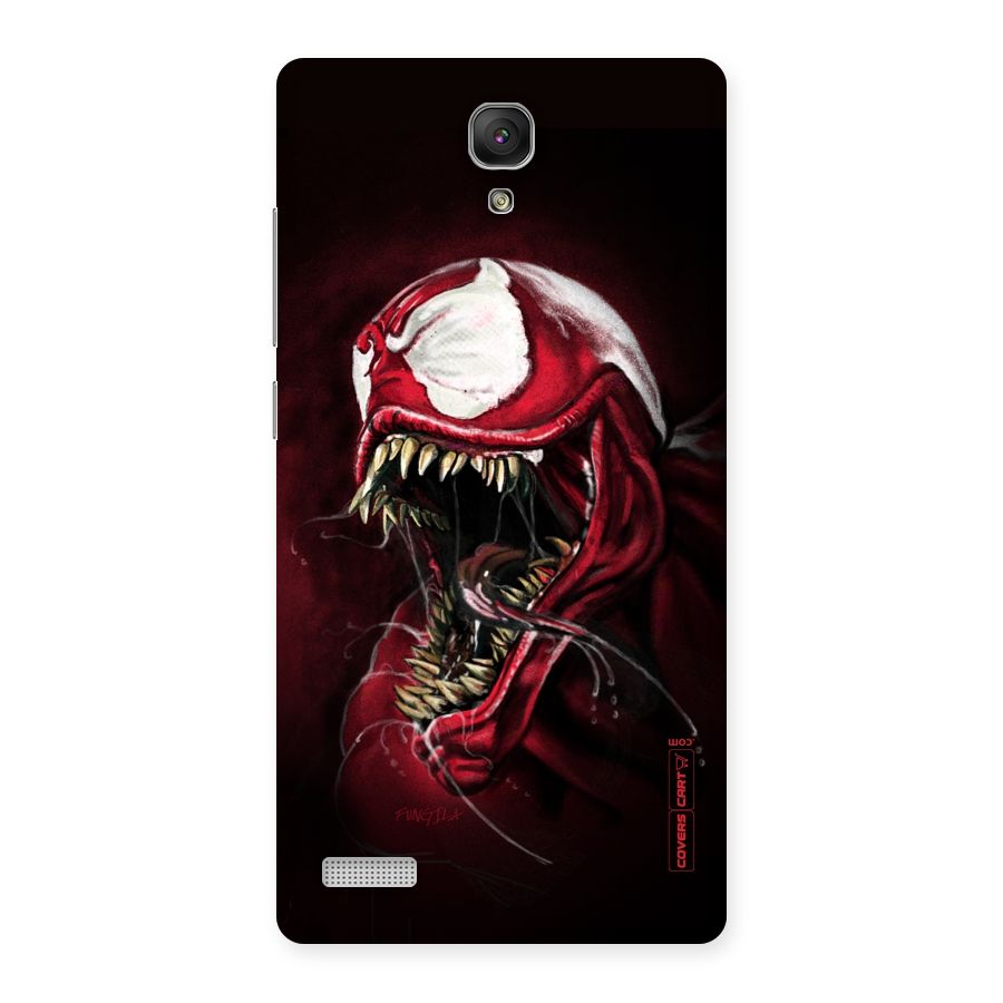 Red Venom Artwork Back Case for Redmi Note