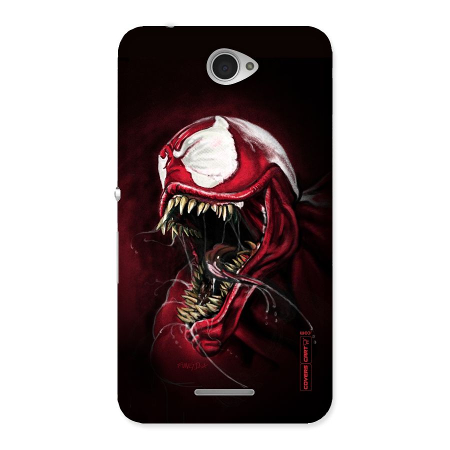 Red Venom Artwork Back Case for Sony Xperia E4